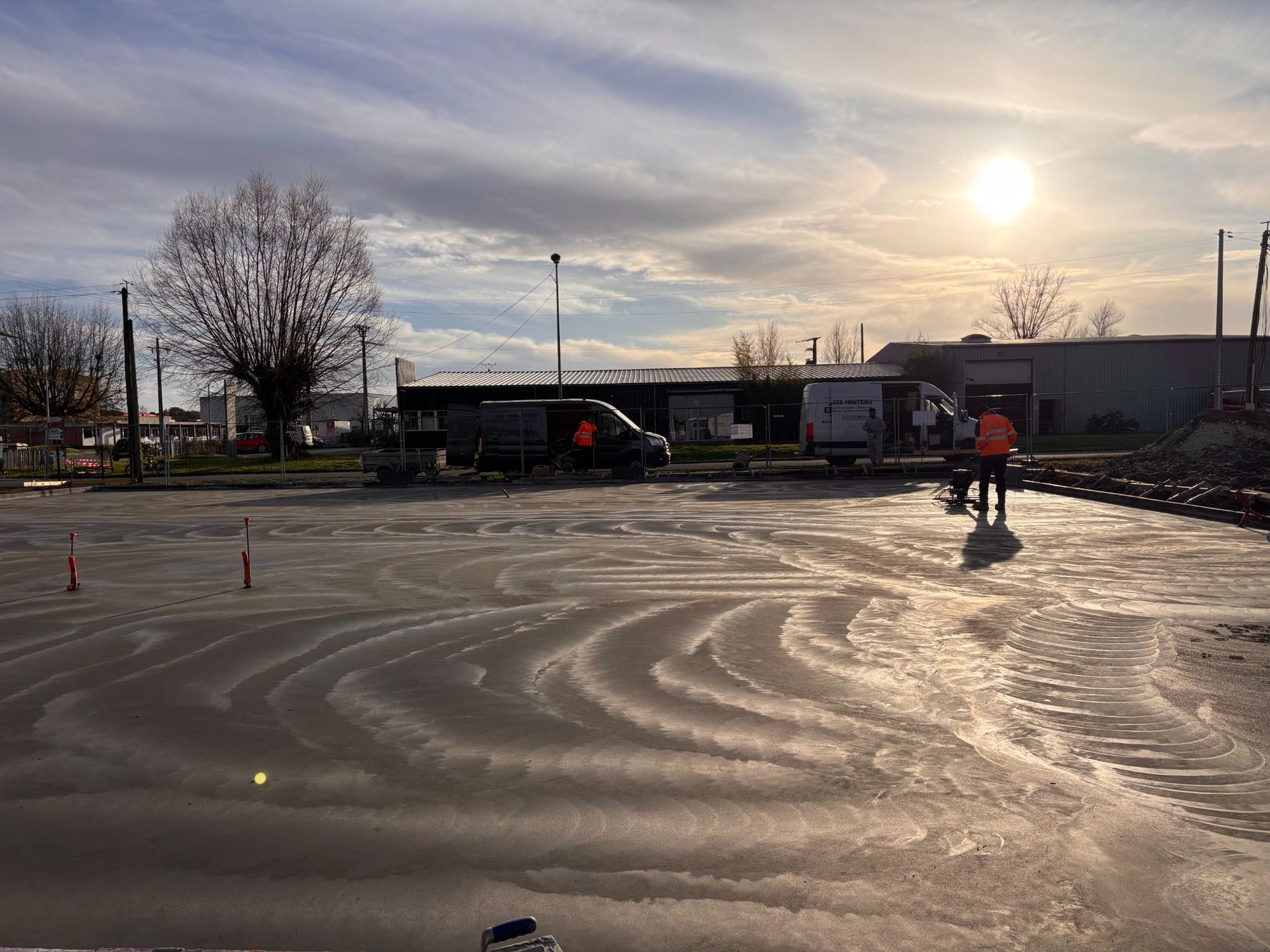 Début du chantier ¡HOLA! PADEL